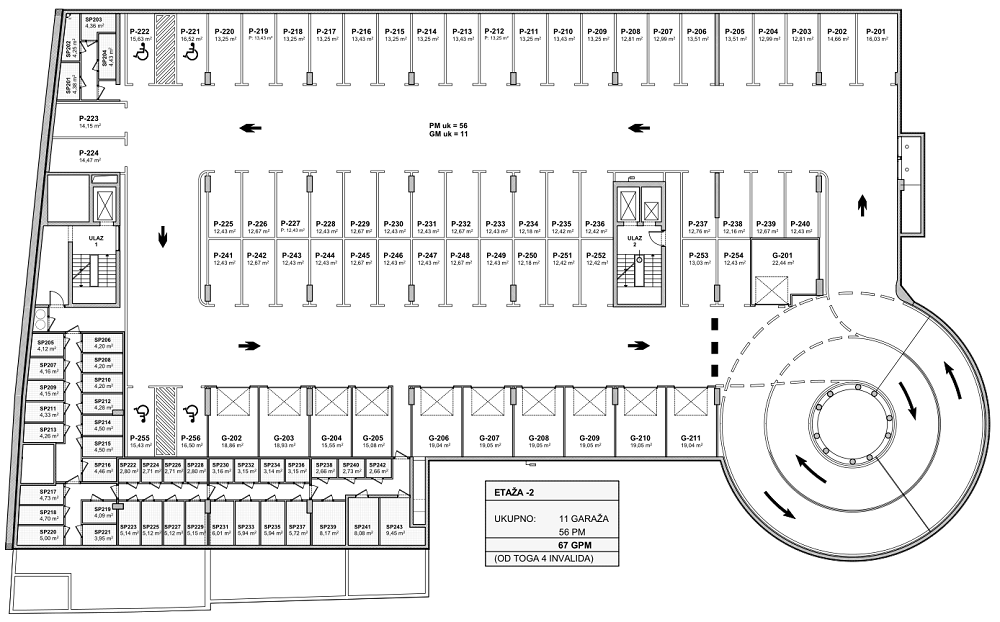 -2. Etaža (Garaža)